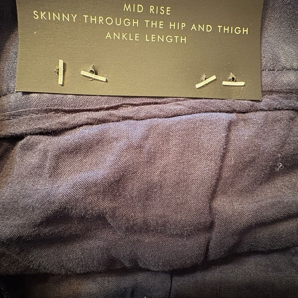 Banana Republic Blue Ankle Cropped Pants NWT Women’s size 4 - Picture 8 of 15